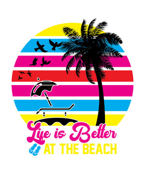 Summer Beach SVG Design