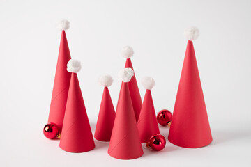 Christmas decoration. Creative idea for Christmas.