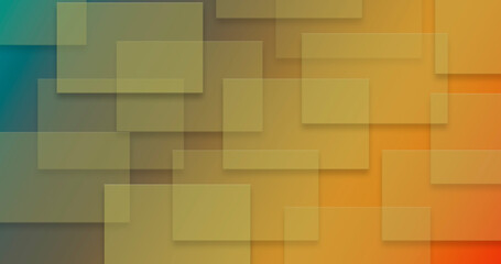 Colorful modern bokeh background with paper layers for art banner design