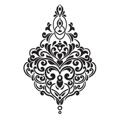 Vintage baroque frame scroll ornament engraving border floral retro pattern antique style acanthus foliage swirl decorative design element filigree calligraphy.