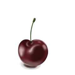 cherry isolated on white background