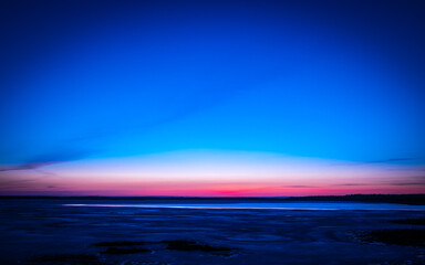 sky over the lake