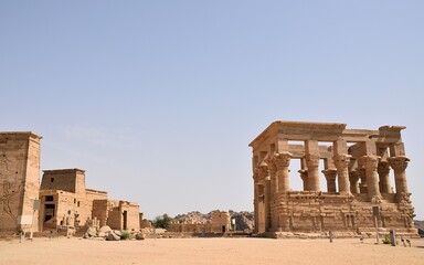 Templer Asuan,Egipt - obrazy, fototapety, plakaty