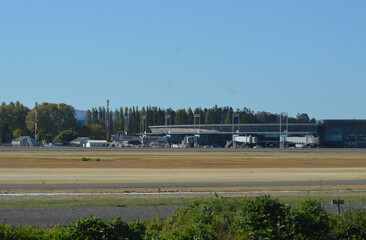 runway of an airport in southern Chile