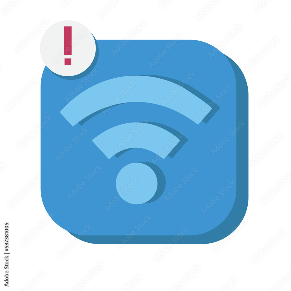 Poster wifi signal connection button