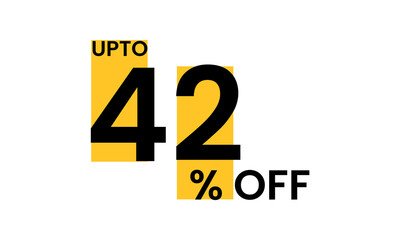 corporate 42 percent off vector, up to 42 percent off sale