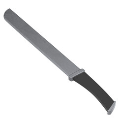 3d rendering illustration of a machete knife