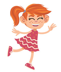 little redhead girl