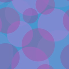 Abstract seamless pattern of random arranged overlapping transparent pastel shades circles.Round shapes of halftone point endless wallpaper ornament.Layering effect.For fashion fabrics,home decor,card