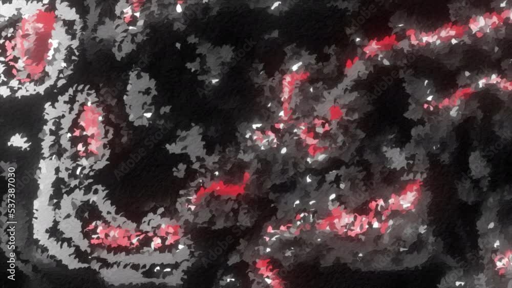 Poster textured spots with shimmering sequins. motion. spots on surface with shiny particles. texture spots