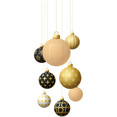 medical plaster tape christmas bauble ball