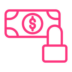money gradient icon