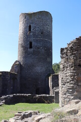 Fototapeta na wymiar Burg Baldenau im Hunsrück.