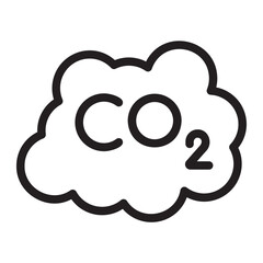 co2 line icon