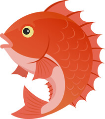 鯛_ベクターイラスト