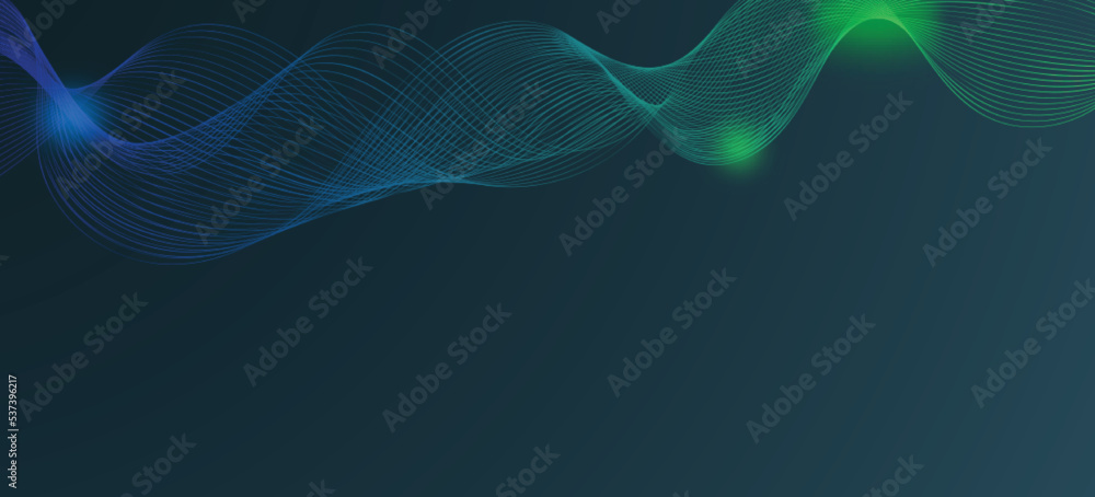 Poster modern abstract background with dynamic line. digital future technology concept. vector illustration