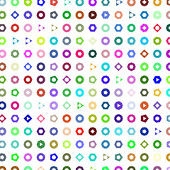 seamless pattern with colorful dots