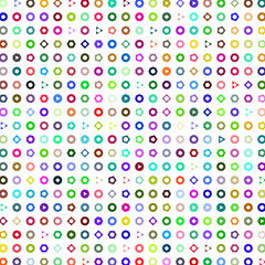 seamless pattern with colorful dots