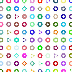 seamless pattern with colorful dots