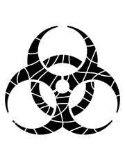 Biohazard Symbol Risse Design 