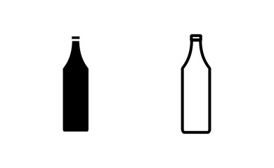 Bottle icon vector for web and mobile app. bottle sign and symbol