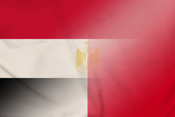 Egypt and Malta official flag transborder relations MLT EGY