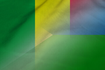 Mali and Djibouti state flag transborder negotiation DJI MLI