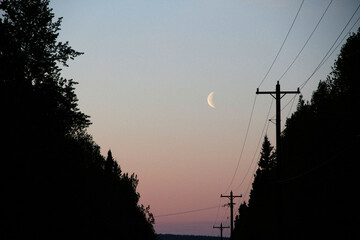 sunset on the way home