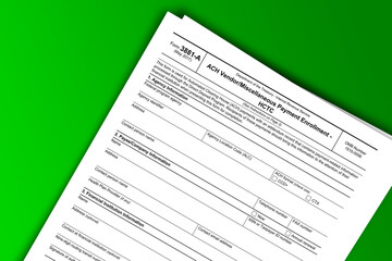 Form 3881-A documentation published IRS USA 09.16.2017. American tax document on colored