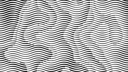 Futuristic 3D abstract wavy halftone lines pattern background. Gradient monochrome line effect patterns illustration. Background design of presentation, backdrop, poster, flyer, book cover, card, etc.