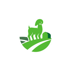 Goat Sheep Ram Logo Design