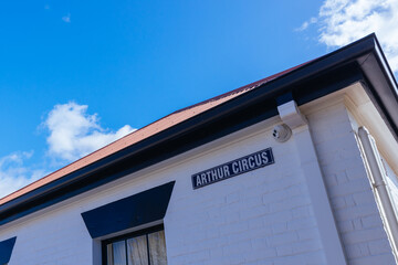 Arthur Circus Park Architecture in Hobart Tasmania Australia
