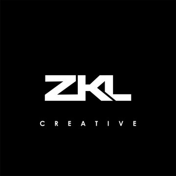 ZKL Letter Initial Logo Design Template Vector Illustration