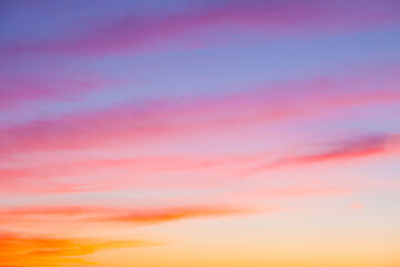colorful sunset