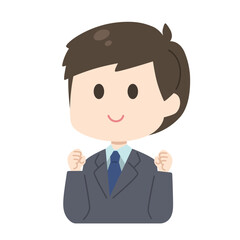 男性　イラスト