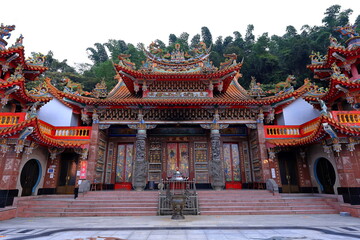 Longfeng Temple located at Sun Moon Lake National Scenic Area, Yuchi Township, Nantou County, Taiwan