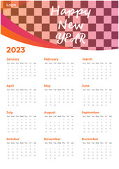 Calendar for new year.