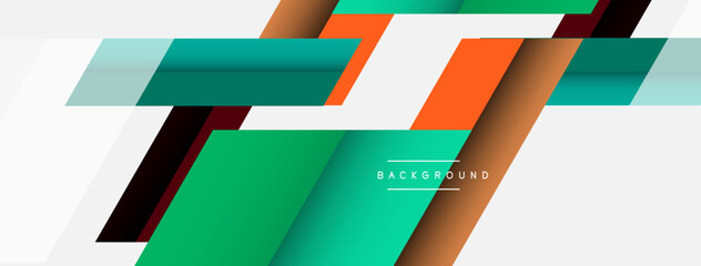 Background. Geometric diagonal square shapes and lines abstract composition. Vector illustration for wallpaper banner background or landing page