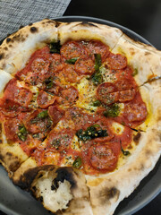 Popular and famous Italian pastry. Italian Pizza. Favourite choice for dinners, savory and rich taste with delicious chewy crust
