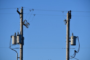 electrical power poles