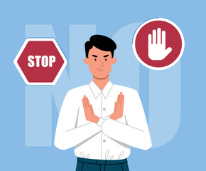 Stop sign concept