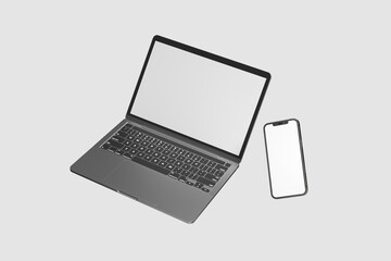 laptop and smartphone mockup
