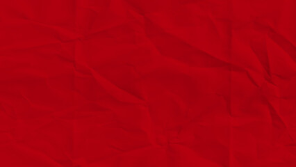 Red beautiful bright background. Scarlet uneven color. Sheet of colored paper. Crumpled paper texture.