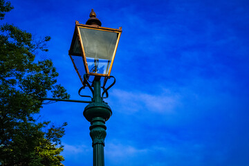 街灯と青空
