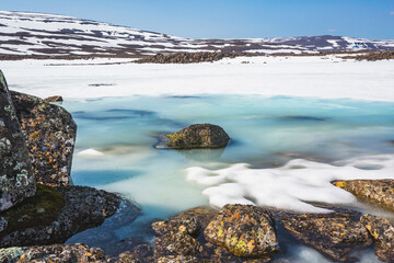  lake on Putorana Plateau, Taimyr. Russia