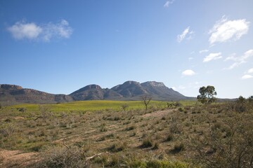 Obraz premium landscape with mountains and sky