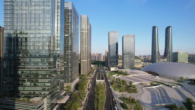 view of modern cityscape 