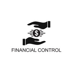 financial control icon , business icon