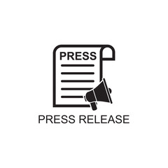 press release icon , news icon