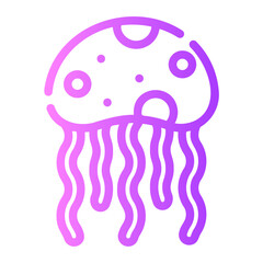 jellyfish gradient icon